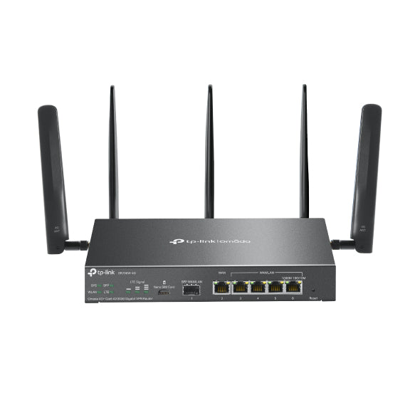 Router Vpn Multi Wan Ax3000 Wifi6 1P Gigabit Sfp 5P Gigabit 4G Lte - Visualizzazione dettagliata
