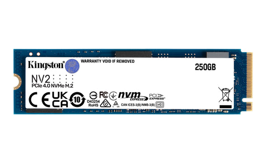 Ssd M 2 250Gb 2280 Nvme Nv2 Pcie 4 0 R W 3000 1300 Mb S 3D Nand - Visualizzazione dettagliata