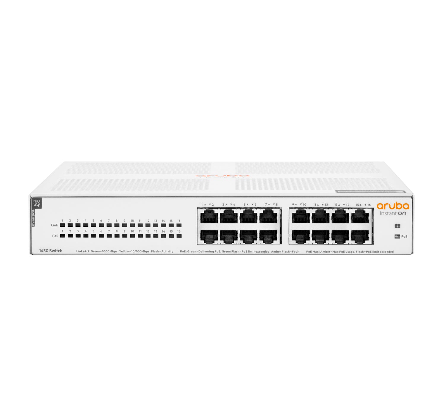 Switch 16P Poe Gigabit Instant On 1 430 - Visualizzazione dettagliata