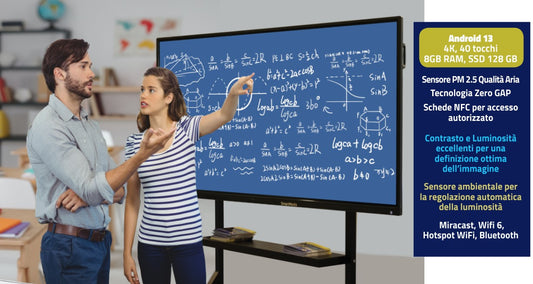 Mon 65 Touch 4K Wifi 8Gb 128Gb Android 13 - Visualizzazione dettagliata