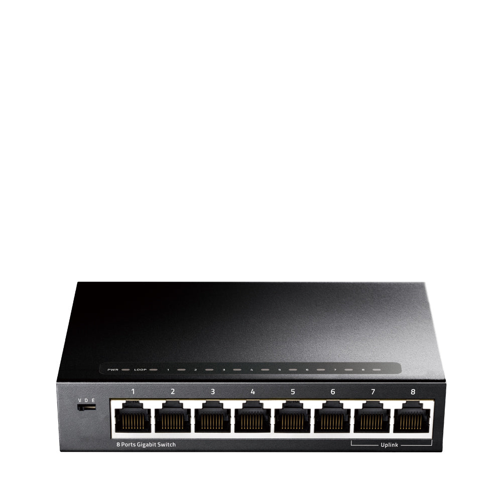 Switch 8P Gigabit Metal Desktop - Visualizzazione dettagliata