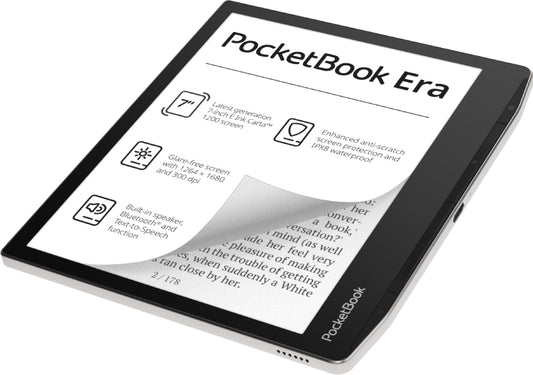 E Book Reader Era Stardust 7 Ts 16Gb Wifi Usb Bt Linux Silver - Visualizzazione dettagliata