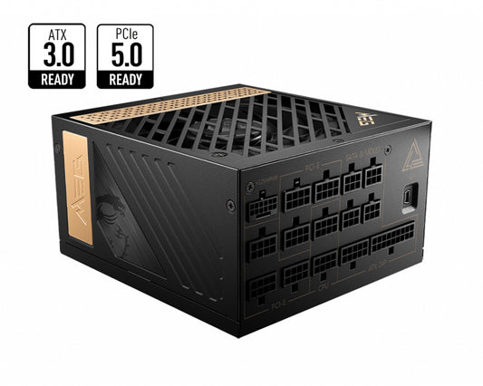 Alimentatore 1300W Mpg Ai1300P Pcie 80 Platinum Full Modular Bk - Visualizzazione dettagliata