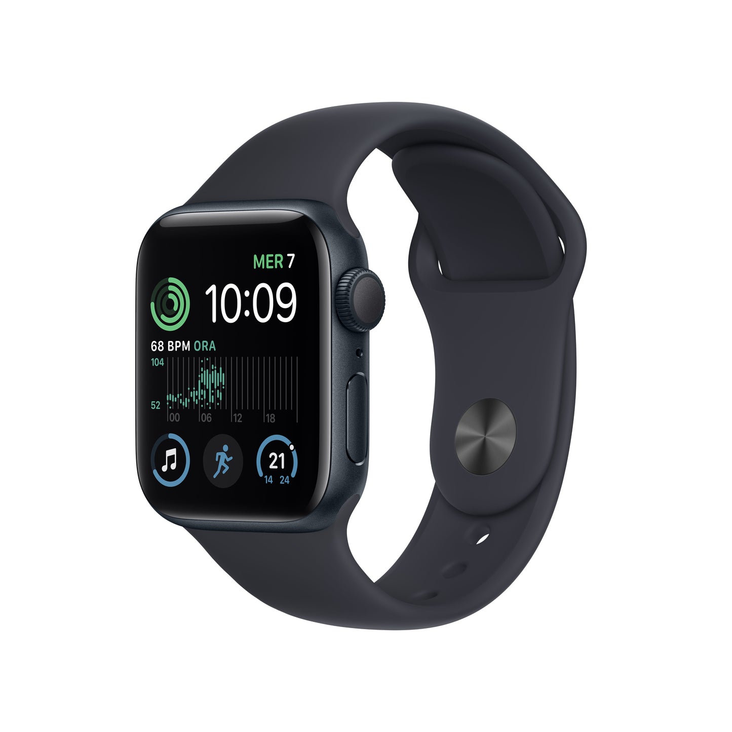 Watch Se 40Mm Mezzanotte Gps 2022 Alluminio Sport Band - Visualizzazione dettagliata