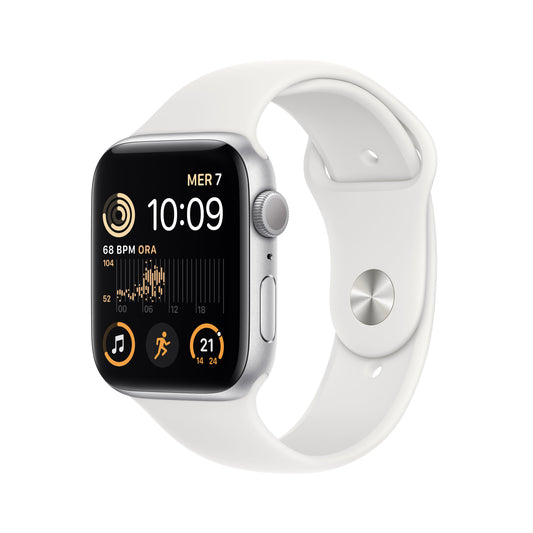 Watch Se 44Mm Argento Gps 2022 Alluminio Sport Band Bianco - Visualizzazione dettagliata