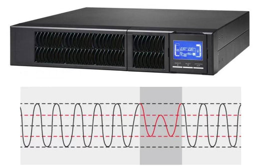 Ups 1 Kva Tower Rack Online Series 8 Iec Rs232 Epo Lcd Csb - Visualizzazione dettagliata