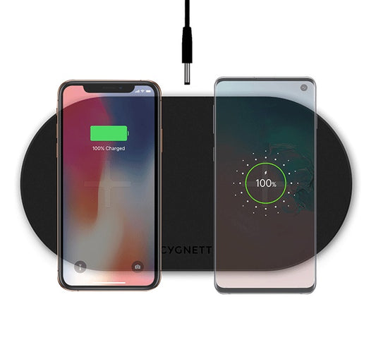 Base Wireless Dual 20W Iphone Airpo Ds Cygnett - Visualizzazione dettagliata