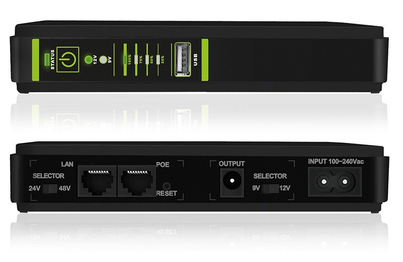 Ups Dc 5V 9V 12V Poe 24V 48V Era Plus Together On Modem Router Voip - Visualizzazione dettagliata