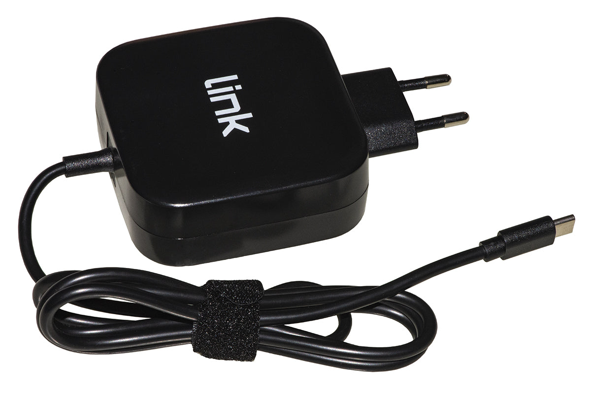 Adattatore Alimentazione Usb C 65W Smartphone Notebook Tablet Power B - Visualizzazione dettagliata