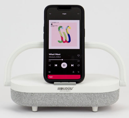 Speaker Bluetooth 10W Lampada Bianc Duduu Mood Bianco X Pc Smartphone - Visualizzazione dettagliata