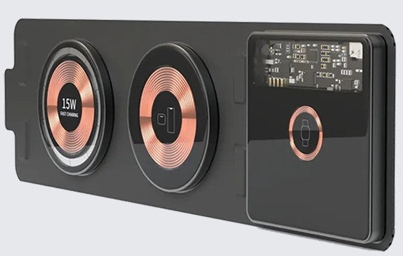 Stand 3In1 15W Compat Magsafe Vetro Duduu X Fold Gray - Visualizzazione dettagliata