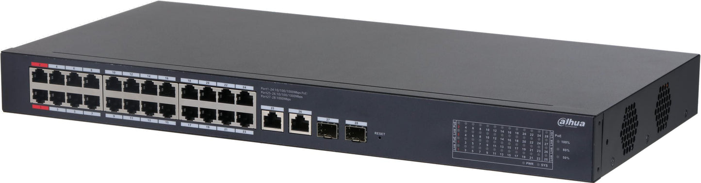 Switch L2 Managed 28P Cloud Gigabit 24 Poe - Visualizzazione dettagliata