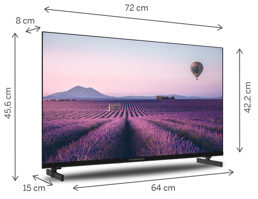 Tv 32 Thomson Fhd Frameless Smart T2 C2S2 Android 11 - Visualizzazione dettagliata
