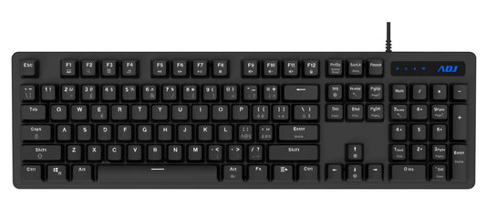 Tastiera Usb Multimedia Meccanica Bk 104 Tasti Plug Play C Led - Visualizzazione dettagliata