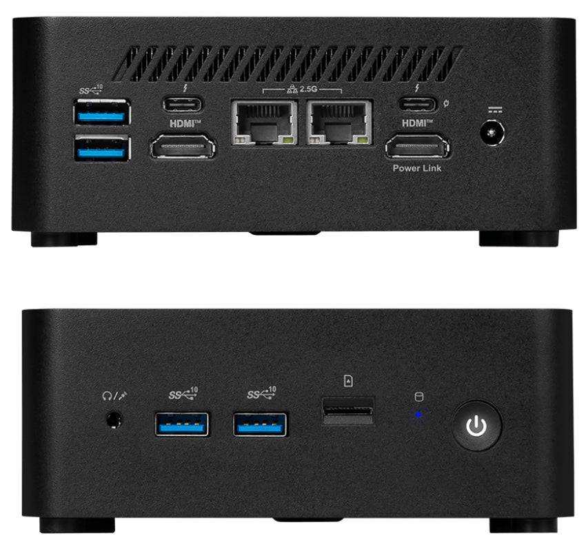 Pc Msi Cubi Nuc Core 3 8G 512 Fdos U3 100U Ssd M 2 2 5 Ddr5 Wifi Vesa - Visualizzazione dettagliata