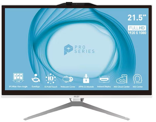 Aio 21 5 Pen 8Gb 256Gb Wh Fdos Tch G7400 Multitouch Fhd Antigl Webcam - Visualizzazione dettagliata