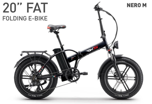 Bici Elettrica Pieghevole Skyjet 250W 20 X 4 36V 10 Nero - Visualizzazione dettagliata