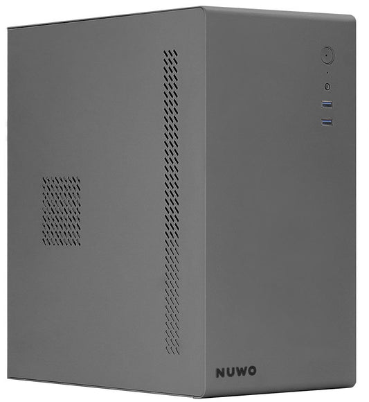 Case Mini Tower No Psu Eguera A102 2Usb3 0 6Mm Spcc Matx Mitx Silver - Visualizzazione dettagliata