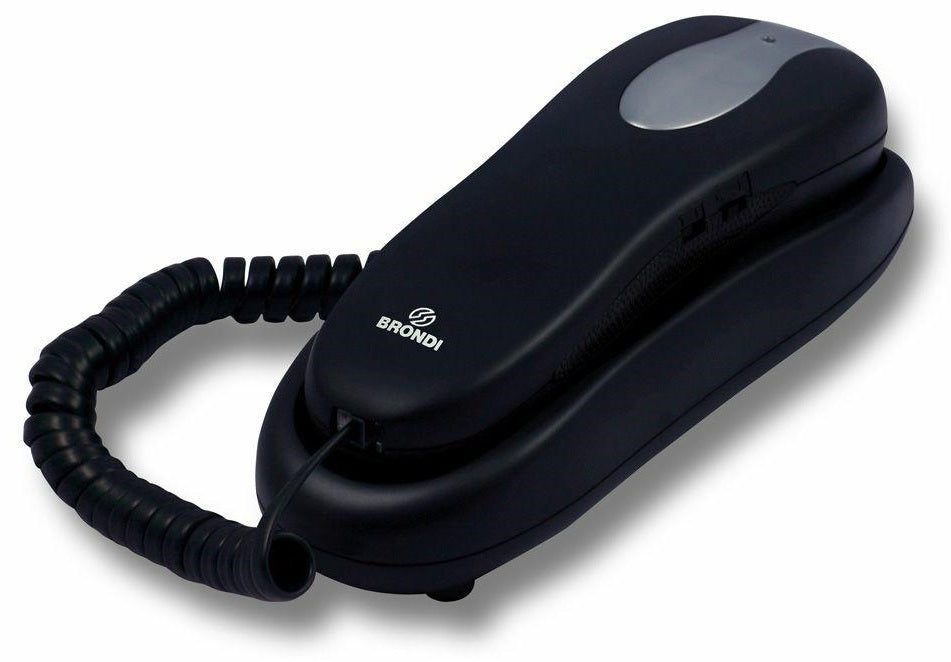 Telefono Fisso Brondi Nemo Nero Tastiera Integrata 10 Numeri Memori - Visualizzazione dettagliata