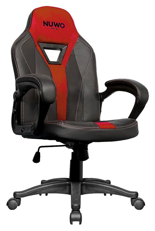 Poltrona Gaming Nuwo Skin One Red Black Red - Visualizzazione dettagliata