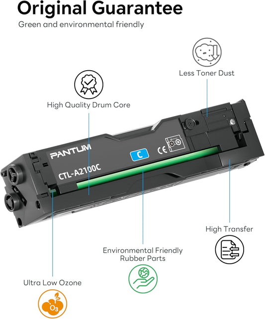 Toner Pantum Ctl A2100C Ciano 1000 Per Cm2100Adw 1000Pg Toner Drum - Visualizzazione dettagliata