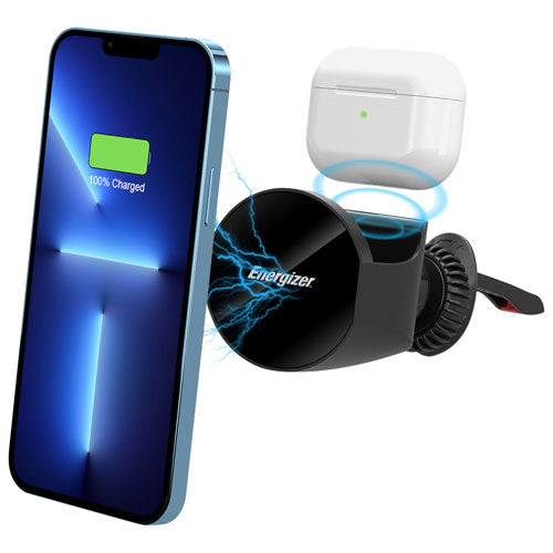 Energizer Charger Auto Wireless 15 W Rapido Ventosa Con Powerbank 10K - Visualizzazione dettagliata