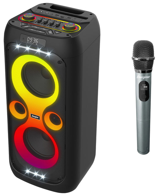 Energizer Party Speaker Bt Powerb Ank Bluetooth Rgb 25W E Microfono - Visualizzazione dettagliata
