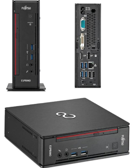 Pc Ref I5 8Gb 256Gb W10P I5 6500T Fujitsu Q956 Tiny Mini - Visualizzazione dettagliata