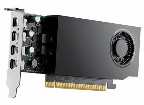 Vga Pny Nvidia Quadro A1000 8Gb Ddr6 128Bit 4Xmdp Pci E Low Profile - Visualizzazione dettagliata