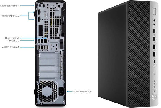 Pc Ref I7 16Gb 256Gb Nvme Sff W10P I7 7700 800 G3 Ddr4 - Visualizzazione dettagliata