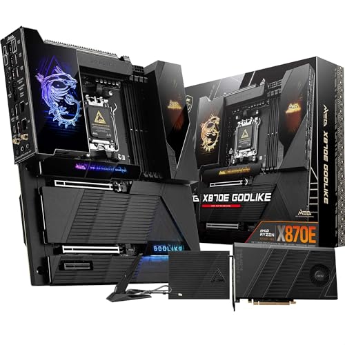 Mb Msi Meg X870E Godlike Am5 4Ddr5 3Pcie 6M2 4Sata Type C Eatx - Visualizzazione dettagliata