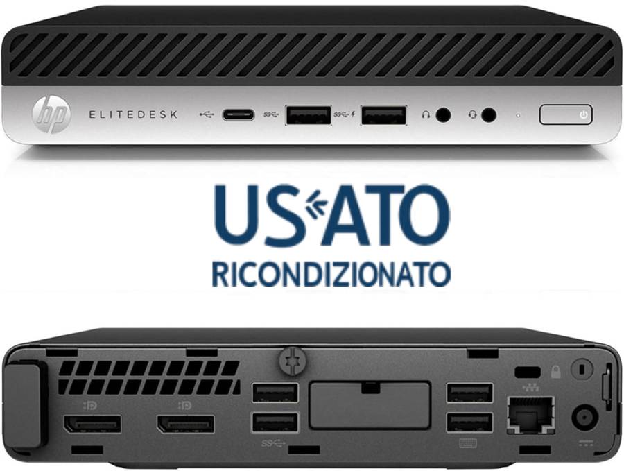Pc Ref I5 8Gb 256Gb Ssd Dm W11P I5 9500T 800 G5 Mini - Visualizzazione dettagliata