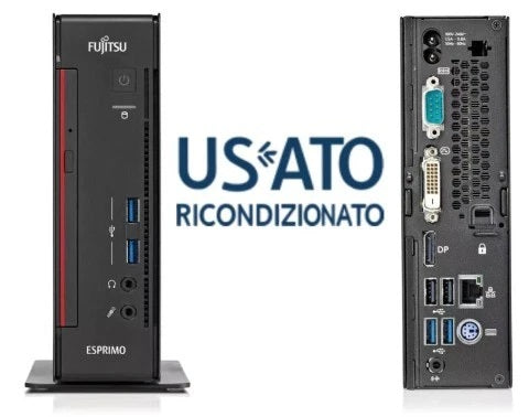 Pc Ref I5 16Gb 256Gb W11P I5 9500T Fujitsu G558 Tiny Mini - Visualizzazione dettagliata