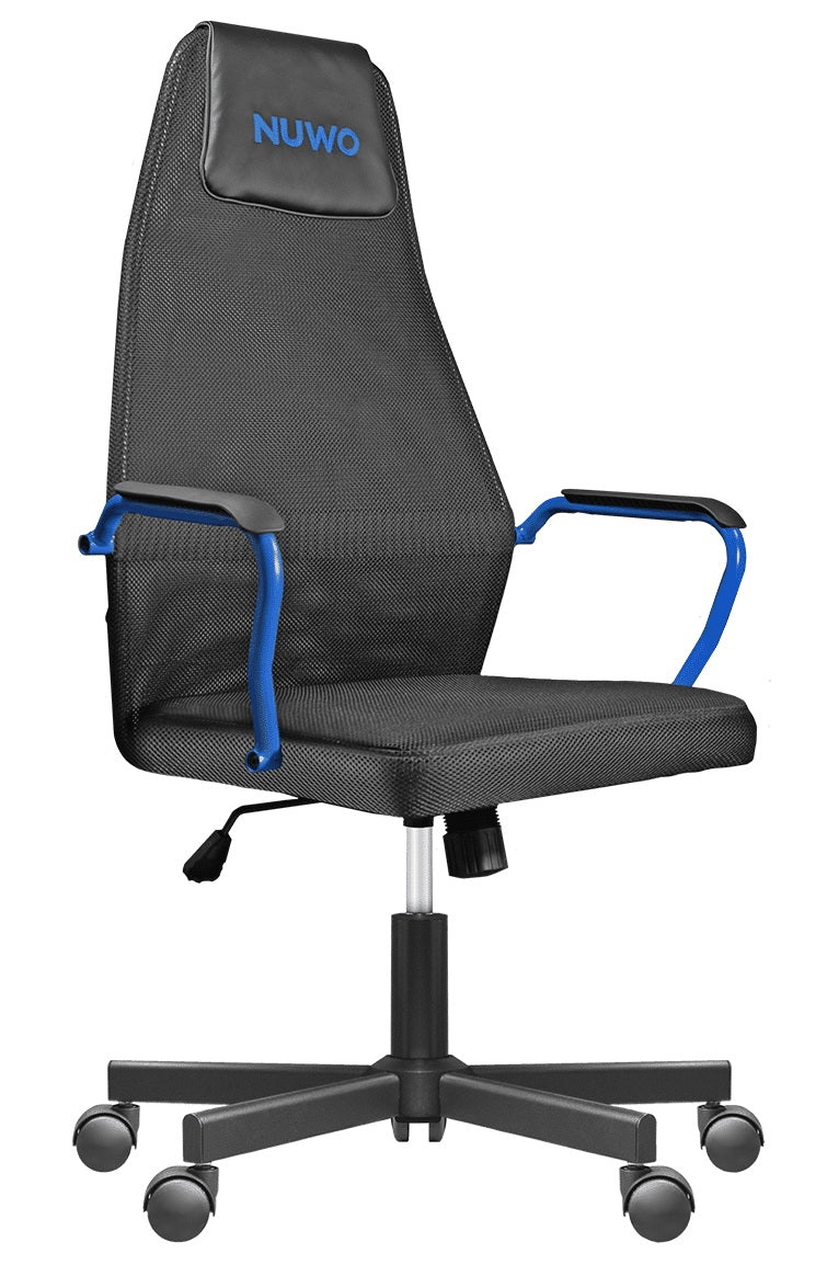 Poltrona Gaming Nuwo Grid Blu Black - Visualizzazione dettagliata