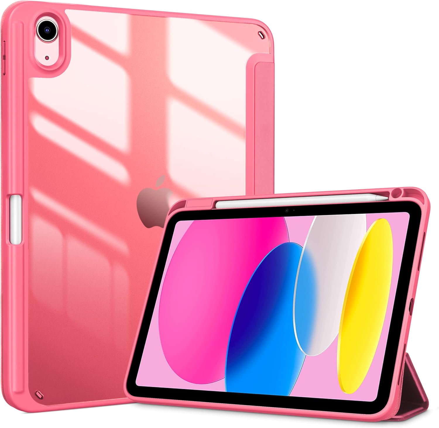 Custodia Ipad A16 11 10 9 10Th Gen 10Th Gen Cherry Rose - Visualizzazione dettagliata