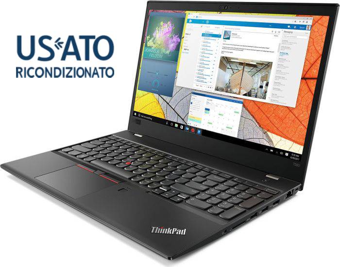 Nb Ref I5 15 6 16Gb 256Ssd W11P I5 8350U Lenovo Thinkpad T580 - Visualizzazione dettagliata