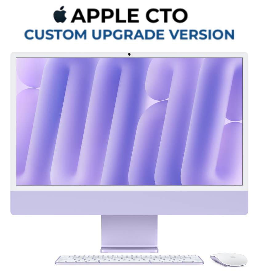 Aio Imac 24M4 10 Cpu Gpu 10C Viola 16Gb 512Gb Ssd 4 5K Viola - Visualizzazione dettagliata