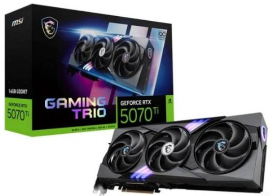 Vga Msi Rtx 5070Ti Gaming Trio Oc 16Gb Gddr7 256Bit 1H 3Dp - Visualizzazione dettagliata