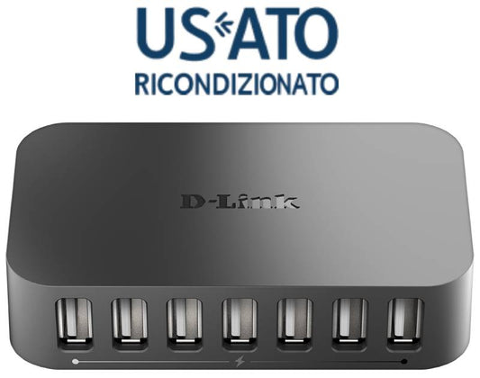 Hub Ref Dub H7 Dlink Usb 7 Porte - Visualizzazione dettagliata