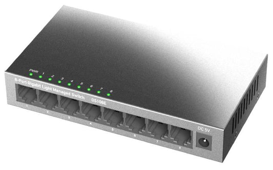 Switch 8P Gigabit Light Managed - Visualizzazione dettagliata