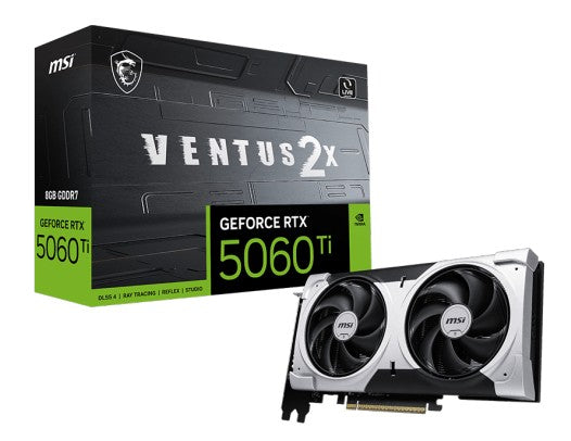 Vga Msi Rtx 5060Ti Ventus 2X Plus 8Gb Gddr7 256Bit 1H 3Dp - Visualizzazione dettagliata