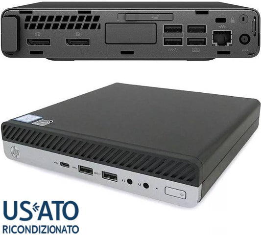 Pc Ref I5 16Gb 1Tb Ssd Dm W11P I5 9500T 600 G5 Tiny Mini - Visualizzazione dettagliata