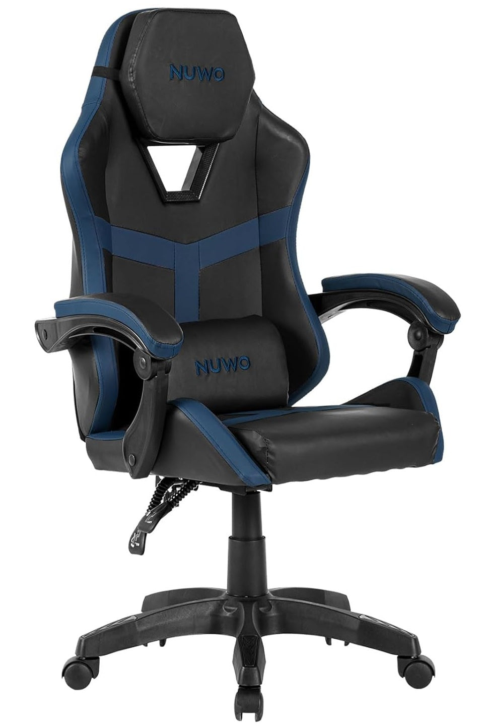 Poltrona Gaming Nuwo Odin Blu Bracciolo Imbot Girevole 360 120Kg - Visualizzazione dettagliata