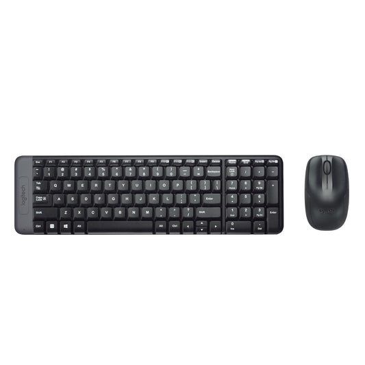 Tastiera Mk220 Log Wireless Mouse Nera Usb Retail - Visualizzazione dettagliata
