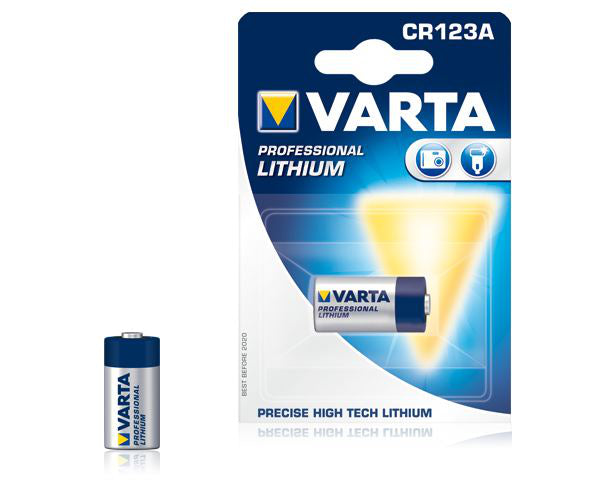 Batteria Cr123 A Litio 3V Professional Varta - Visualizzazione dettagliata