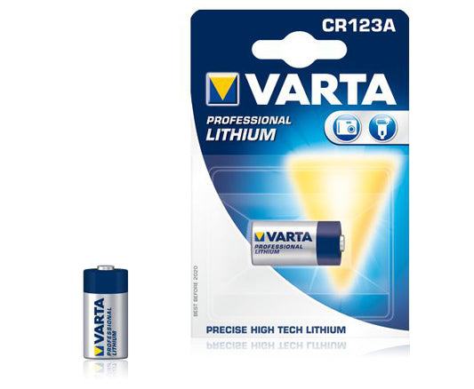Batteria Cr123 A Litio 3V Professional Varta - Visualizzazione dettagliata