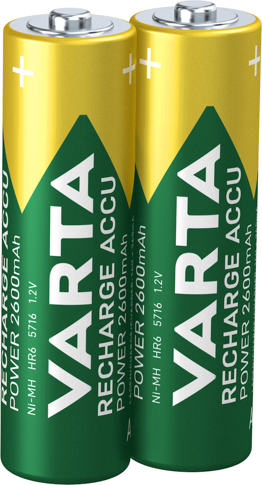 Batteria Stilo Aa Ricaricabile 2600Mah Conf Blister 2Pz Varta - Visualizzazione dettagliata
