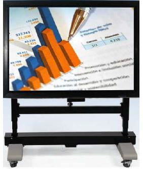 Trolley Mon Interattivi Da42 A 86 Regolabile In Altezza Ed Inclinazio - Visualizzazione dettagliata