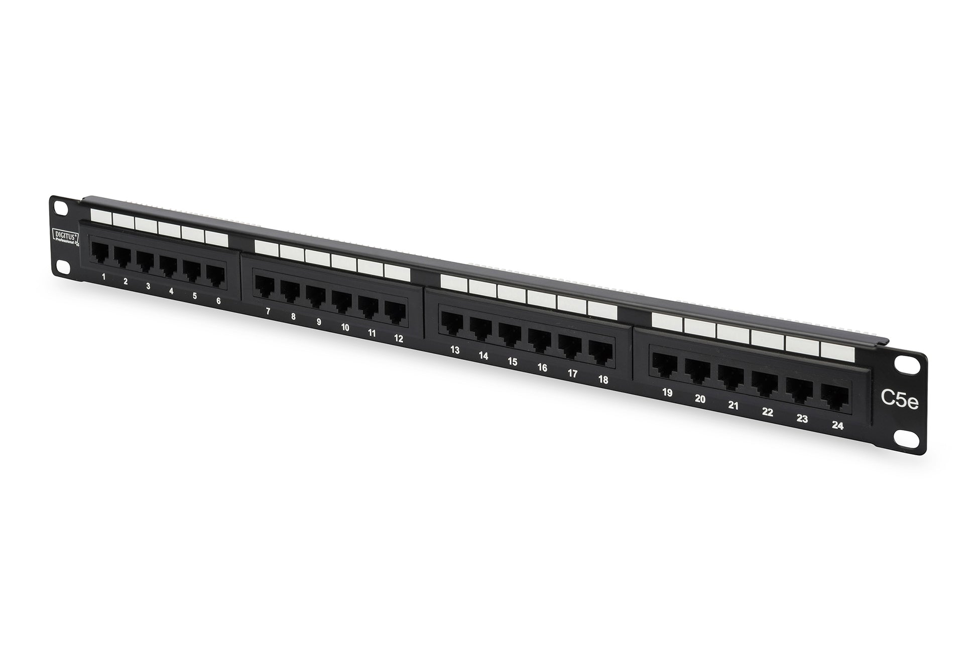 Patch Panel 24 Porte Non Schermato Utp Cat 5E 8 Poli Rj45 Rack 19 - Visualizzazione dettagliata