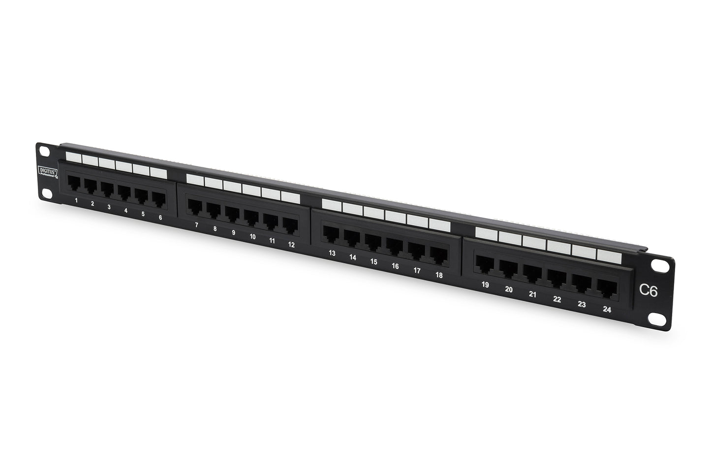 Patch Panel 24 Porte Non Schermato Utp Cat 6 8 Poli Rack 19 - Visualizzazione dettagliata